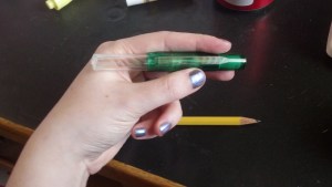 The pen closed with its cap on.