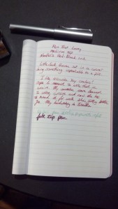 Ink is Noodler's Red-Black