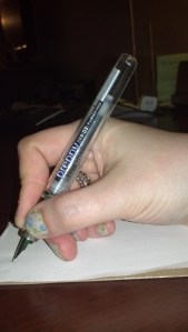 In hand without cap.